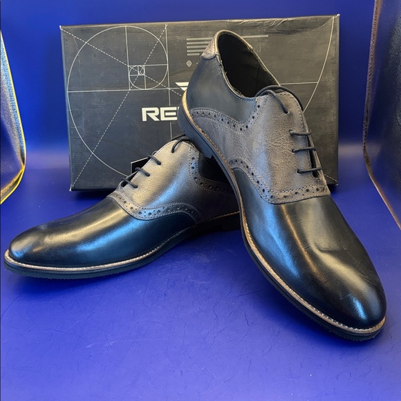 Red Tape Men's Black Leather Dress Shoes - Picture 4 of 7